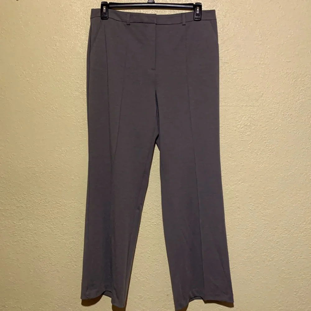 Ruby Rd Dress Pants Stretchy Size 12 Grayπ - Picture 1 of 14
